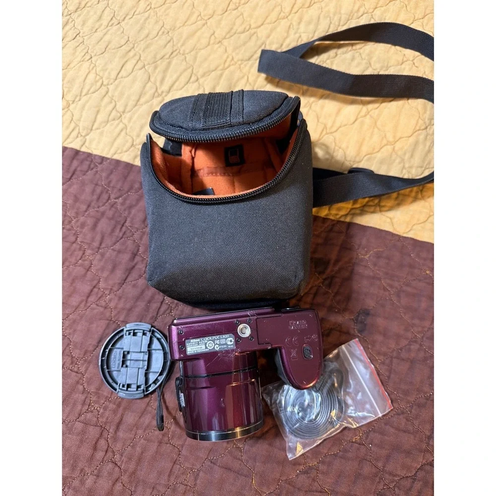 Nikon Coolpix L820 16MP 30x Optical Zoom Digital Bridge Camera Plum Purple